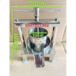 Máy ép dừa tay inox