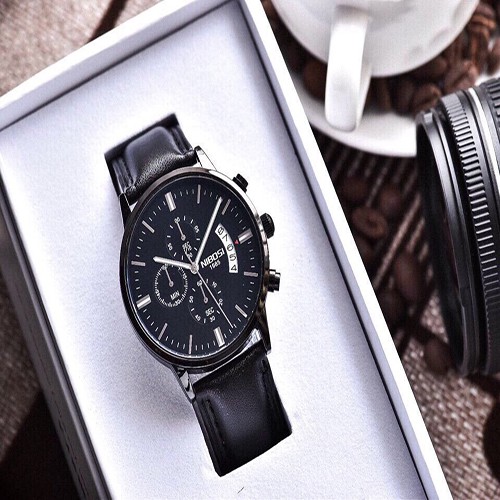 Đồng Hồ Nam Nibosi 1985 Dây Da Chính Hãng Chạy 6 Kim Cao Cấp Chống Nước Chống Xước | BigBuy360 - bigbuy360.vn
