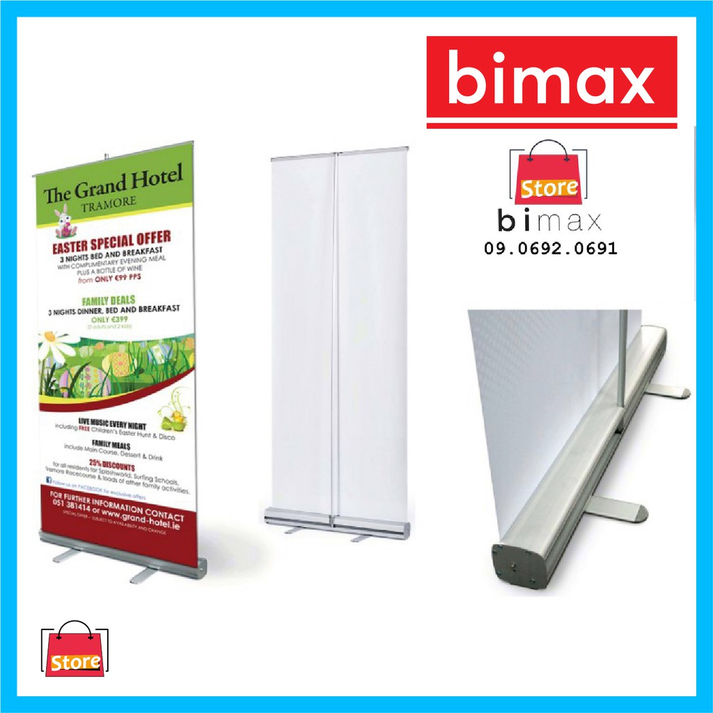 STANDEE NHÔM TỐT THƯỜNG QUẢNG CÁO/GIÁ CUỐN NHÔM