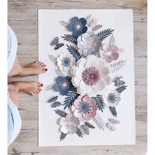 Set Khuôn Kim Loại Cắt Hoa Lá Backdrop Nhiều Khuôn Khác Nhau Tùy Chọn Chất Liệu Thép Cabon Dùng Kèm Máy Cắt Khuôn Thép