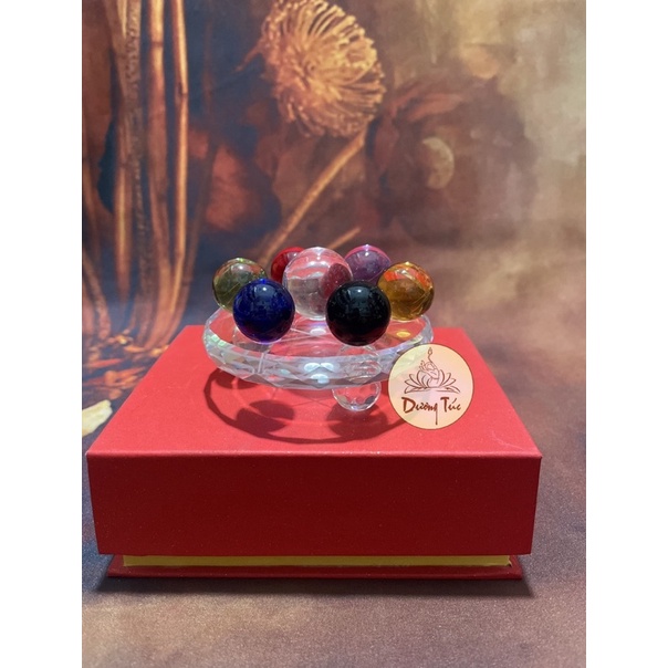 Đĩa Thất Tinh Trận Đồ viên tròn Phong thuỷ