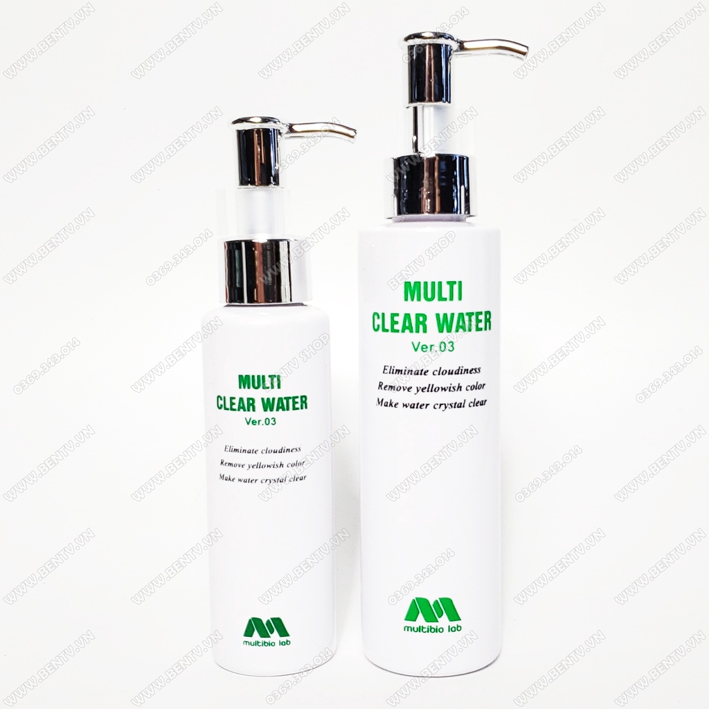 Multi Clear Water - Khử Màu Lũa Bụi Li Ti Bể Cá