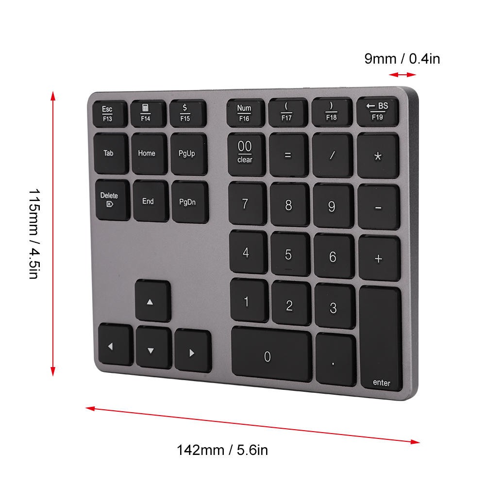 Bàn Phím Số Bt308 35 Phím Siêu Mỏng Kết Nối Bluetooth 5.0 | BigBuy360 - bigbuy360.vn