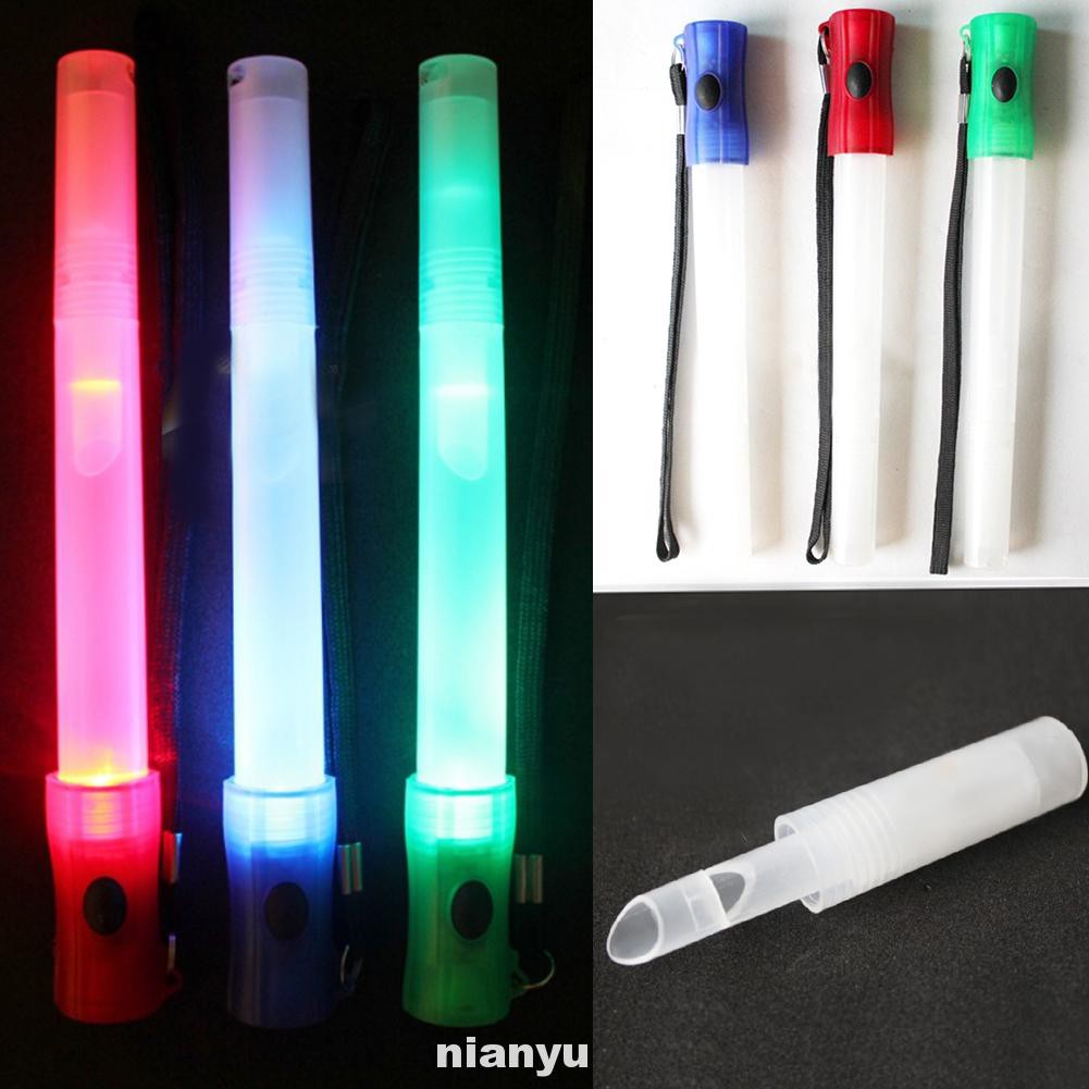 4 In 1 Outdoor Luminous Practical Flashlight Emergency Led Signal Bar Survival Whistle