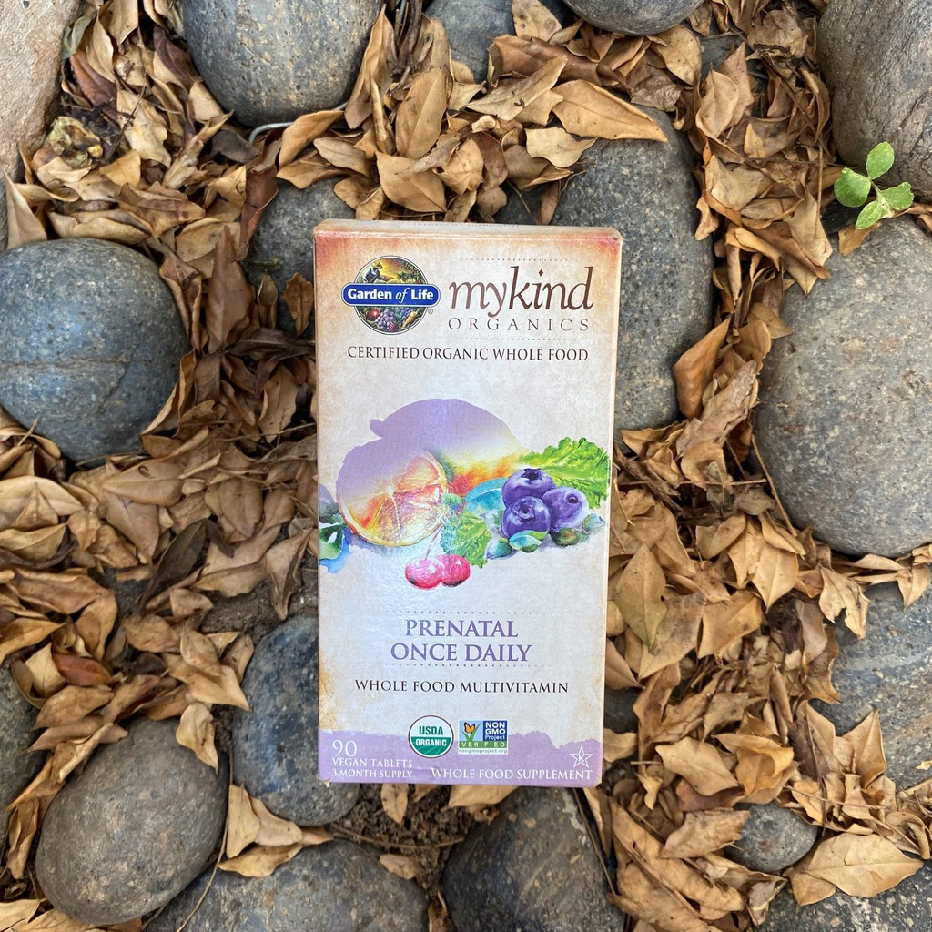 Viên vitamin bầu Garden of Life Mykind Organics Prenatal Once Daily tổng hợp từ thực vật hữu cơ (90 viên)