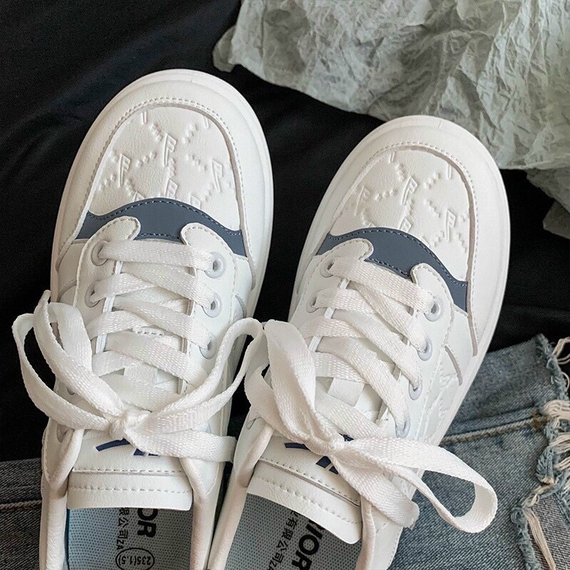 Giày thể thao nữ khoá dây sườn im chìm đế êm nhẹ