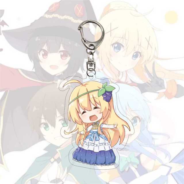 MÓC KHÓA CHIBI ANIME KONOSUBA GOD’S BLESSING ON THIS WONDERFUL WORLD MÓC KHOÁ BẰNG ARCRYLIC
