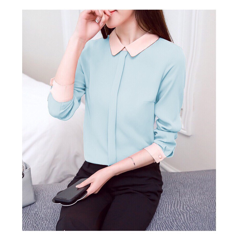 Áo sơ mi công sở ❣️FREESHIP❣️áo sơ mi nana- Hàng thiết kế chuẩn