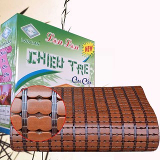 Chiếu trúc hạt nhỏ không viền màu nâu 1m2x1m9