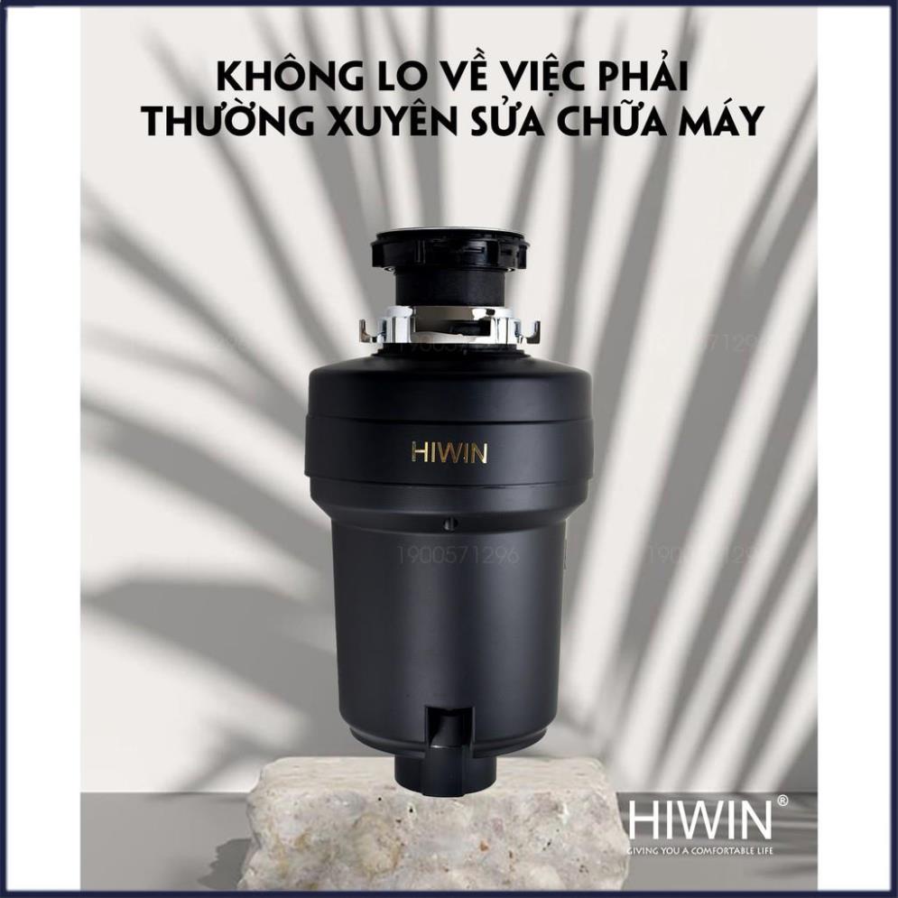 Máy xử lý rác xay rác nhà bếp cao cấp màu đen công suất 600W HIWIN LJ-600B