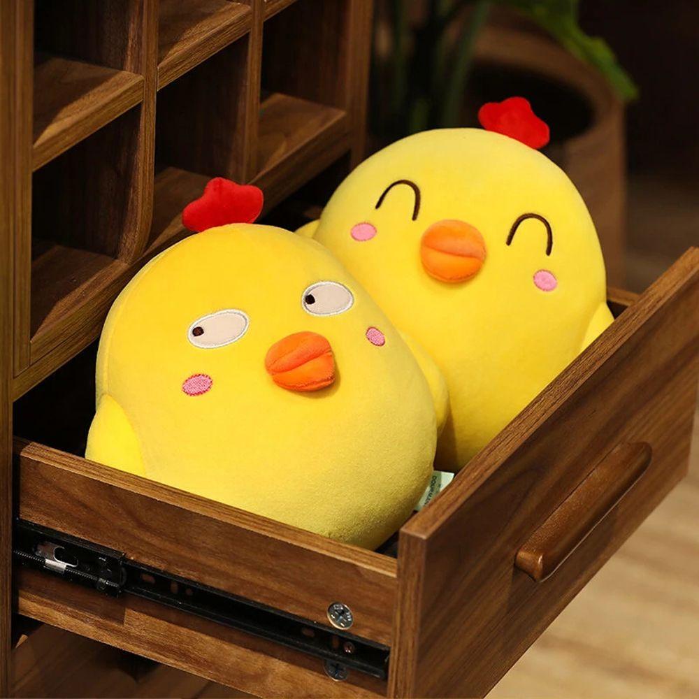 Chú Gà Nhồi Bông Mềm Mại Trang Trí Phòng