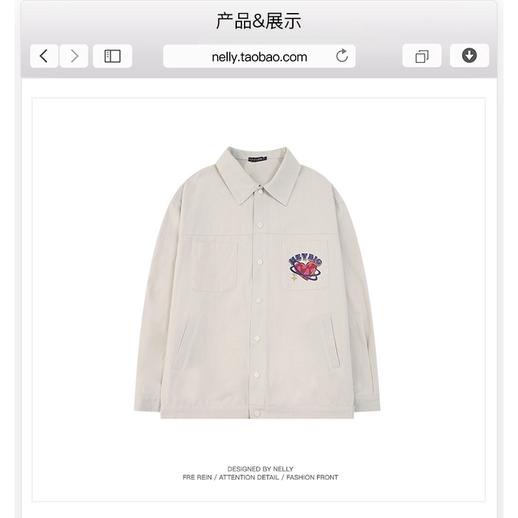 Áo khoác kaki Nelly unisex mẫu mới 2022