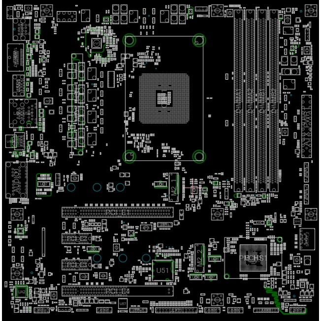 Sơ đồ mạch Boardview MS-7B89 MS 7B89 dùng cho thợ sửa chữa