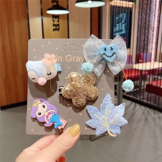 Set 05 Kẹp Tóc Dễ Thương Cho Bé Gái