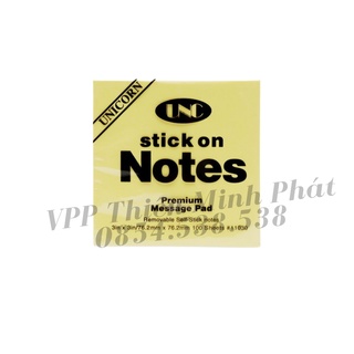 Giấy note unc vàng 3 3, 35