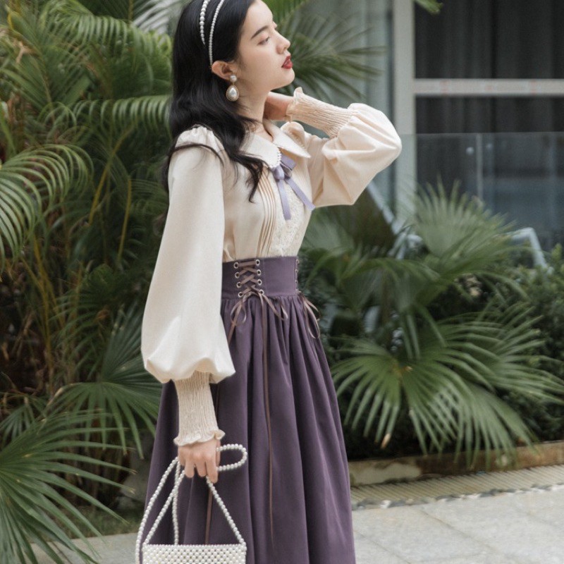 Bộ quý cô vintage có sẵn