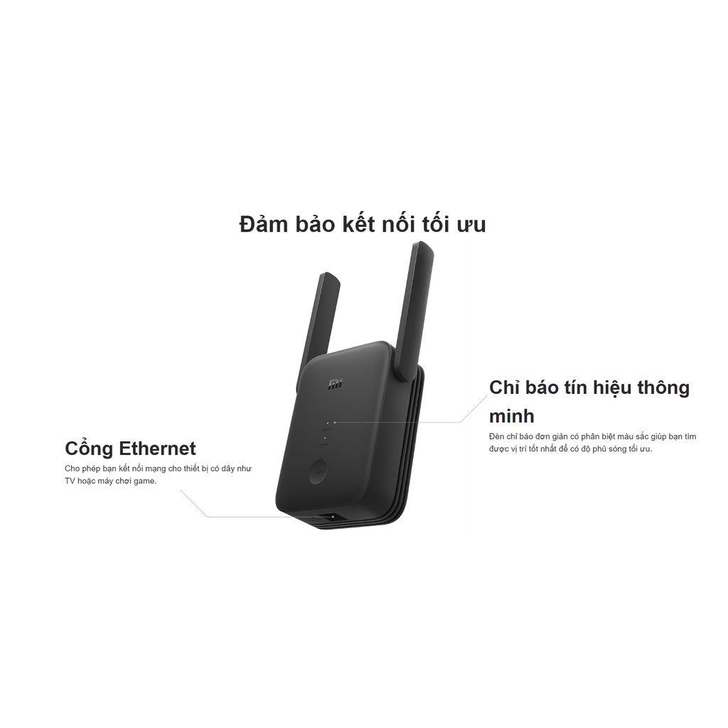 Thiết bị kích sóng wifi Xiaomi Mi WiFi Extender AC1200 - Hàng chính hãng