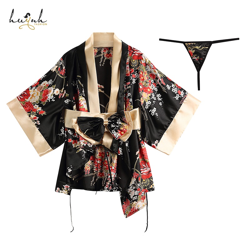 Áo Choàng Ngủ Kimono Cosplay Hóa Trang Phong Cách Cổ Điển Nhật Bản - CO15