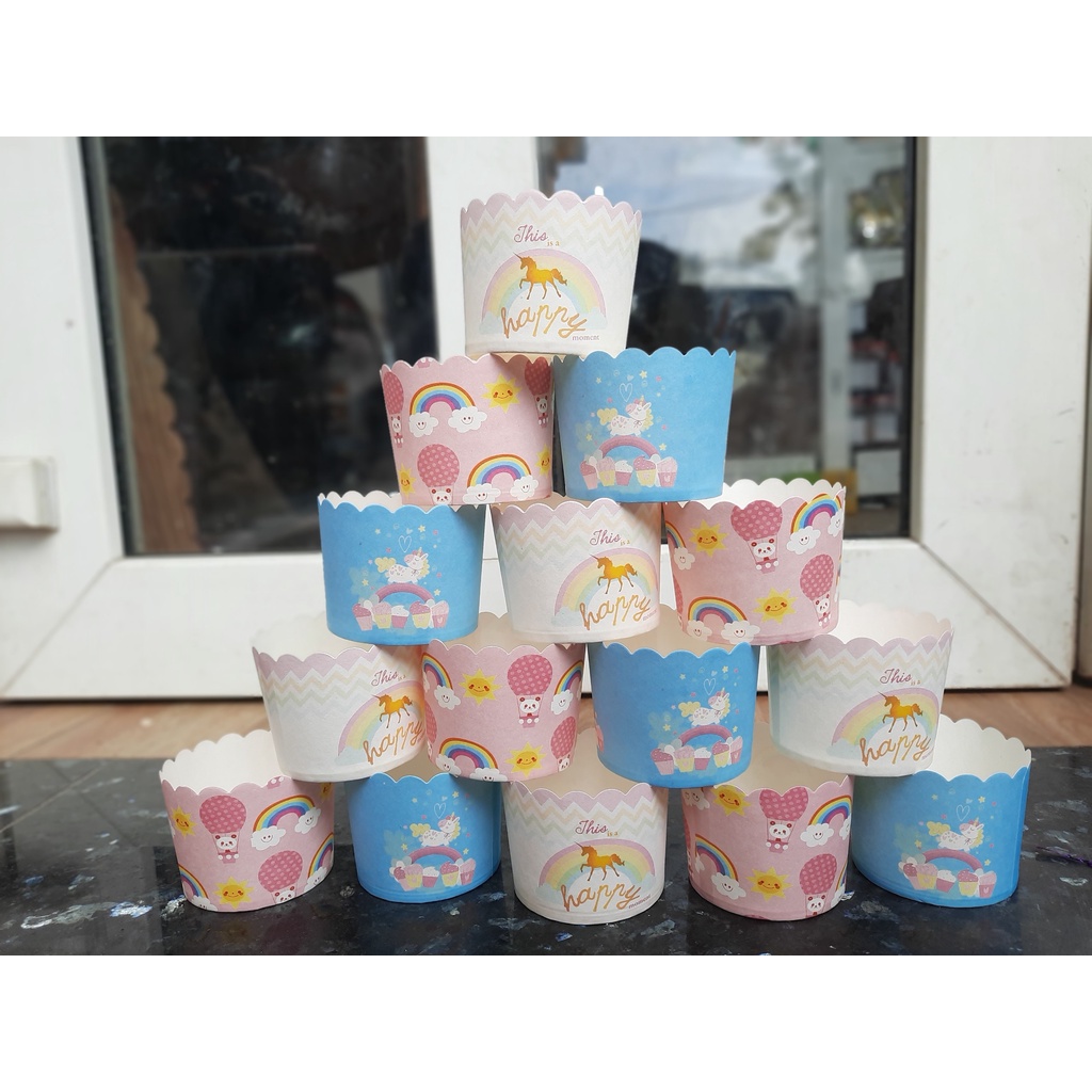Cup giấy có họa tiết Size 6.5*6