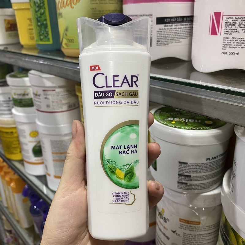 Dầu Gội Clear Mát Lạnh Bạc Hà 170g (167ml)