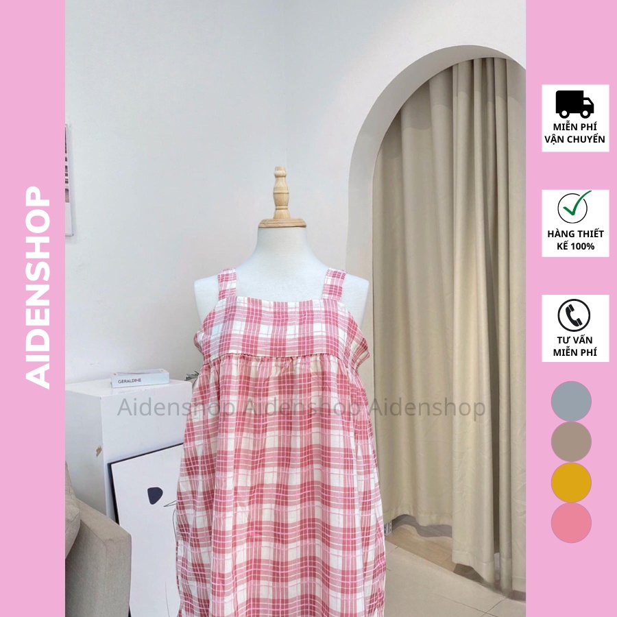 Váy bầu mùa hè xinh Aidenshop đầm bầu thiết kế mặc nhà