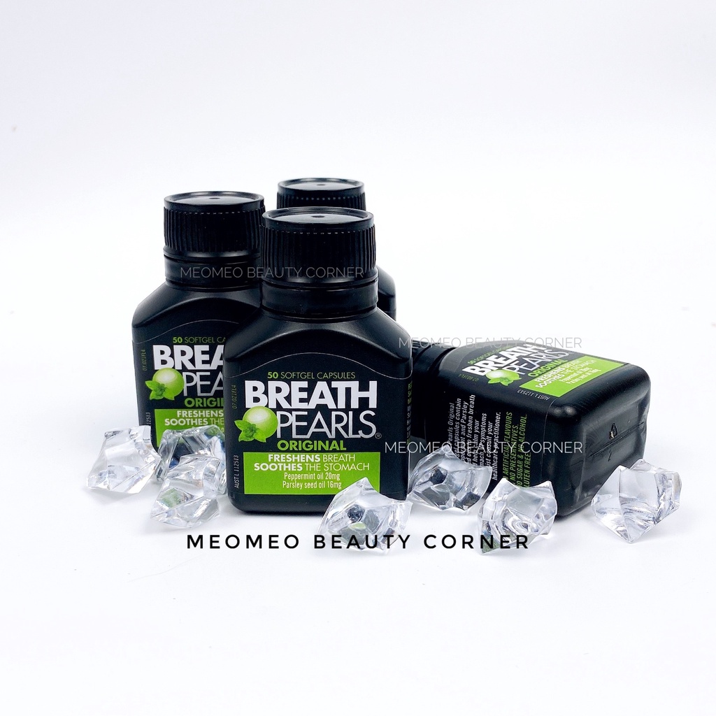 Kẹo thơm miệng Breath Pearl. Úc