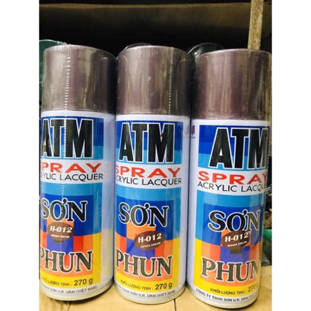 Sơn phun ATM màu xe Honda Dream A012