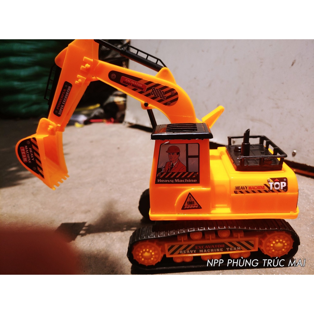 Đồ chơi xe máy xúc xoay 360 (308-13) cho bé