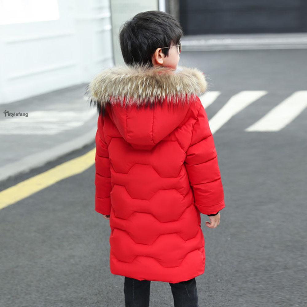 Coats Outerwear Parka Zipper Long sleeve Long Trench coat Hooded Coat Padded Kids' Puffer Boy Bomber Winter Quilted Hot