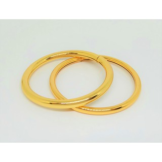 CẶP VÒNG TAY TRƠN MẠ VÀNG