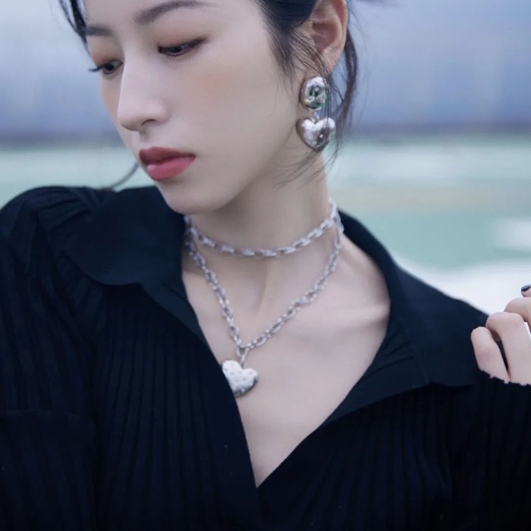 Áo kiểu ZHELIHANGFEI dệt kim tay dài cổ chữ V ôm dáng vừa vặn thời trang dành cho nữ