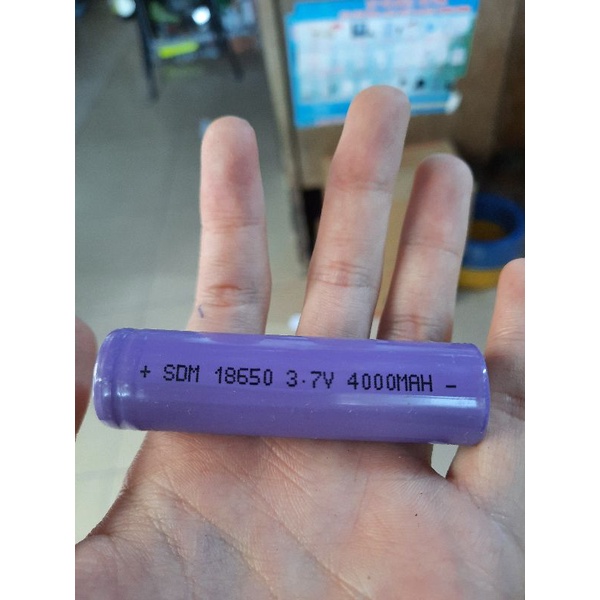 Pin Sạc Tròn 3V7 4000MAH (Dùng Cho Loa, Đèn Pin, Quạt Sạc)