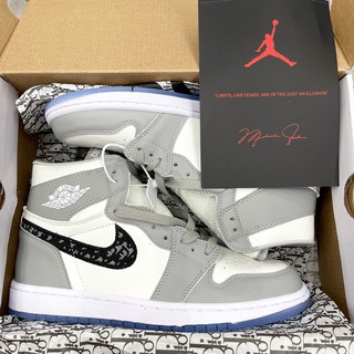 ✅ Giày Sneaker Jordan 1 X Dr Full Phụ Kiện Da PU Full Box Freeship ✅
