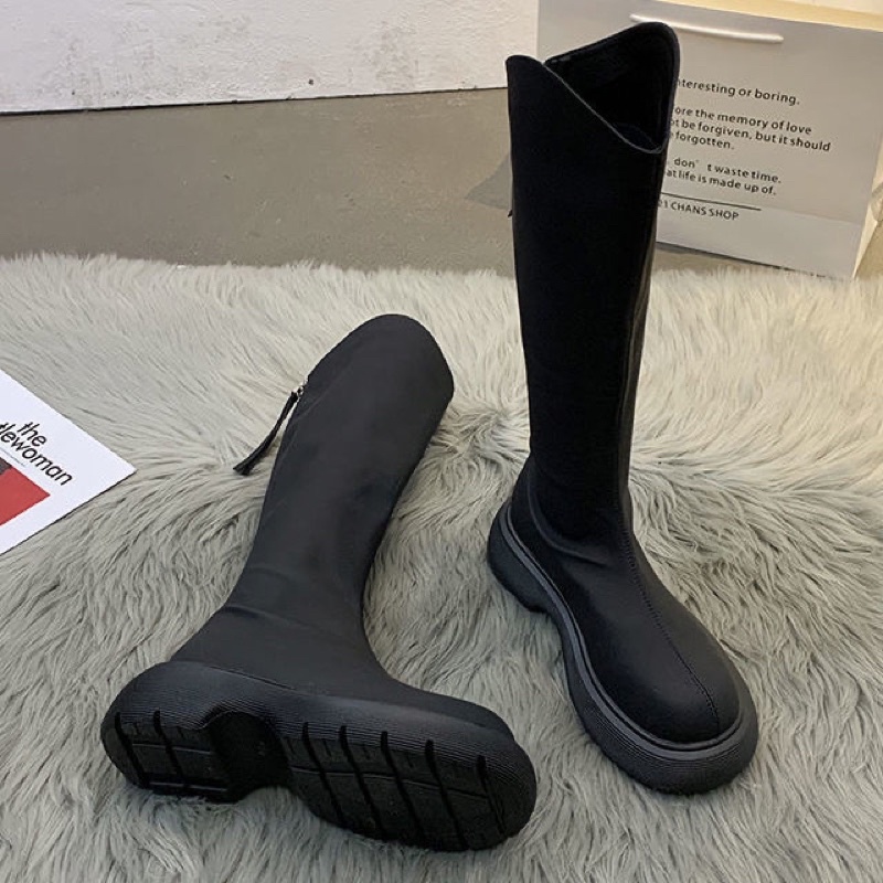 Giày Boot Cao Bồi Da Lỳ Siêu Lạ đế 5cm