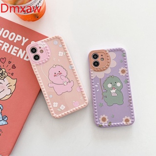 Ốp điện thoại mềm hình khủng long cho OPPO A53 A33 A32 A52 A72 A92 A31 A9 A5 2020 A12 A12E F9 A7 A5S A3S A83 A1 F1S A57 A39