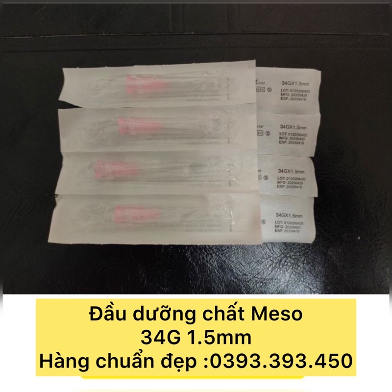 Đầu dưỡng chất Meso 34G 1.5mm