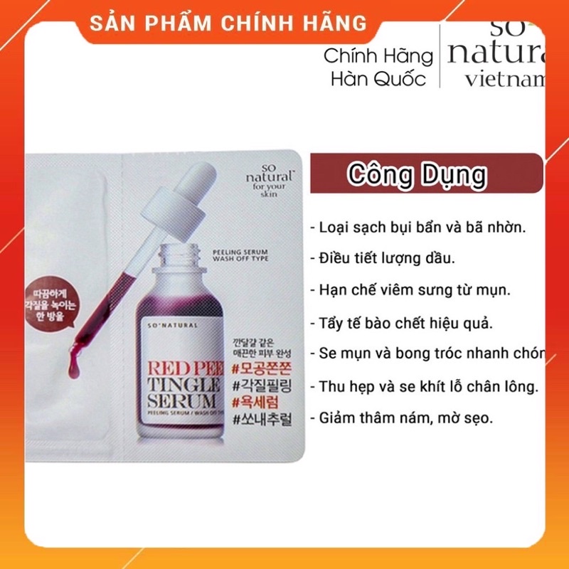 Sample [Gói 2,5ml] Red Peel Tingle Serum