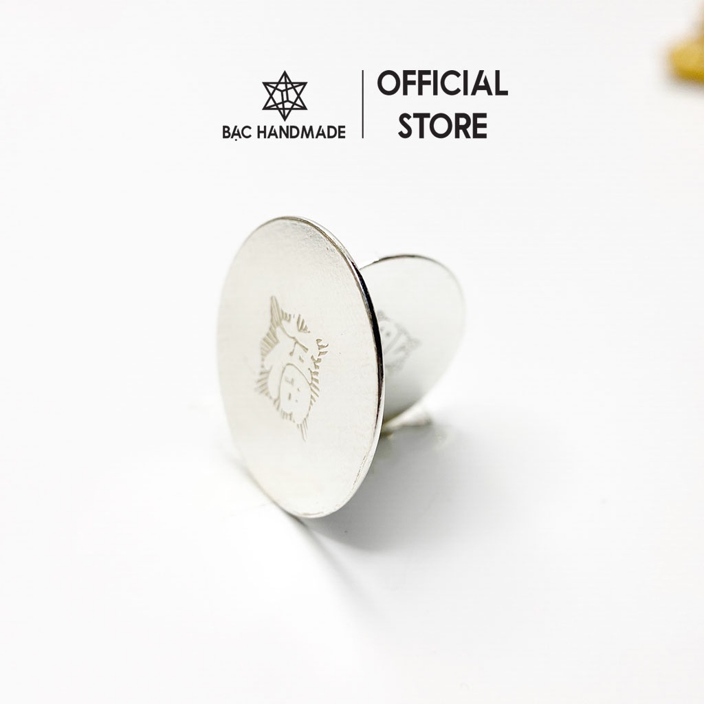 Đồng xu,thìa bạc chữ phúc đánh cảm và cạo gió bạc nguyên chất- Bạc Handmade