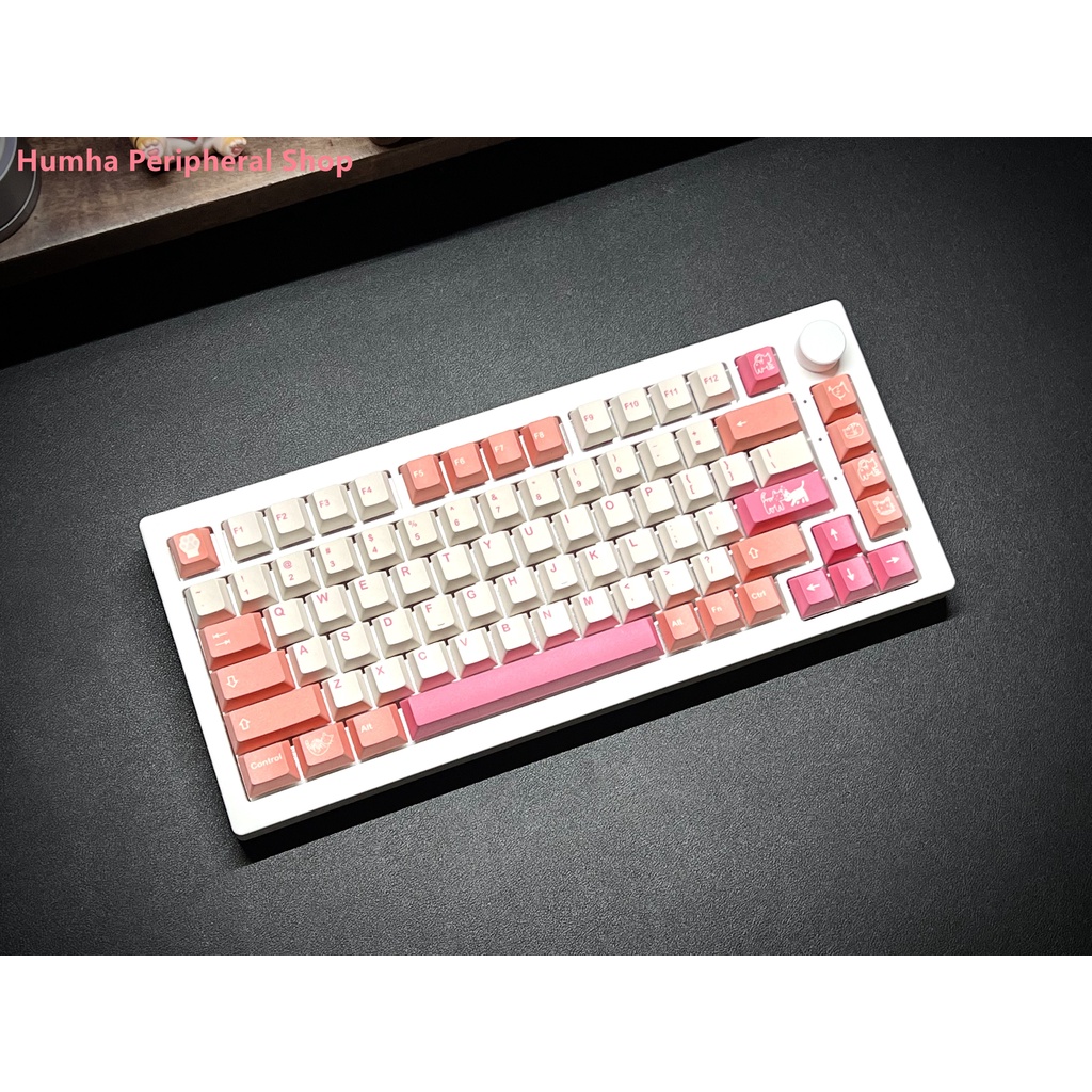 Bàn Phím Cơ Humha Orange Boi R2 140 Phím Chất Liệu PBT Nhuộm Màu Xinh Xắn