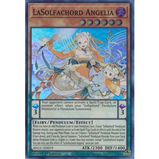 Thẻ bài Yugioh - TCG - LaSolfachord Angelia / ANGU-EN019