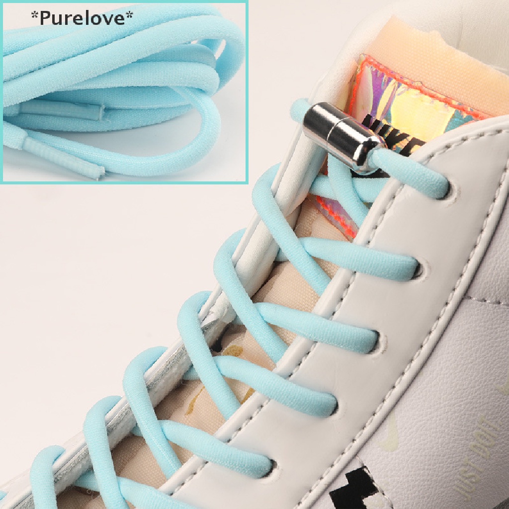 [Purelove] [Purelove] Dây Giày Lười Thắt Dây Co Giãn Hình Bán Nguyệt Không Cần Buộc [Hot