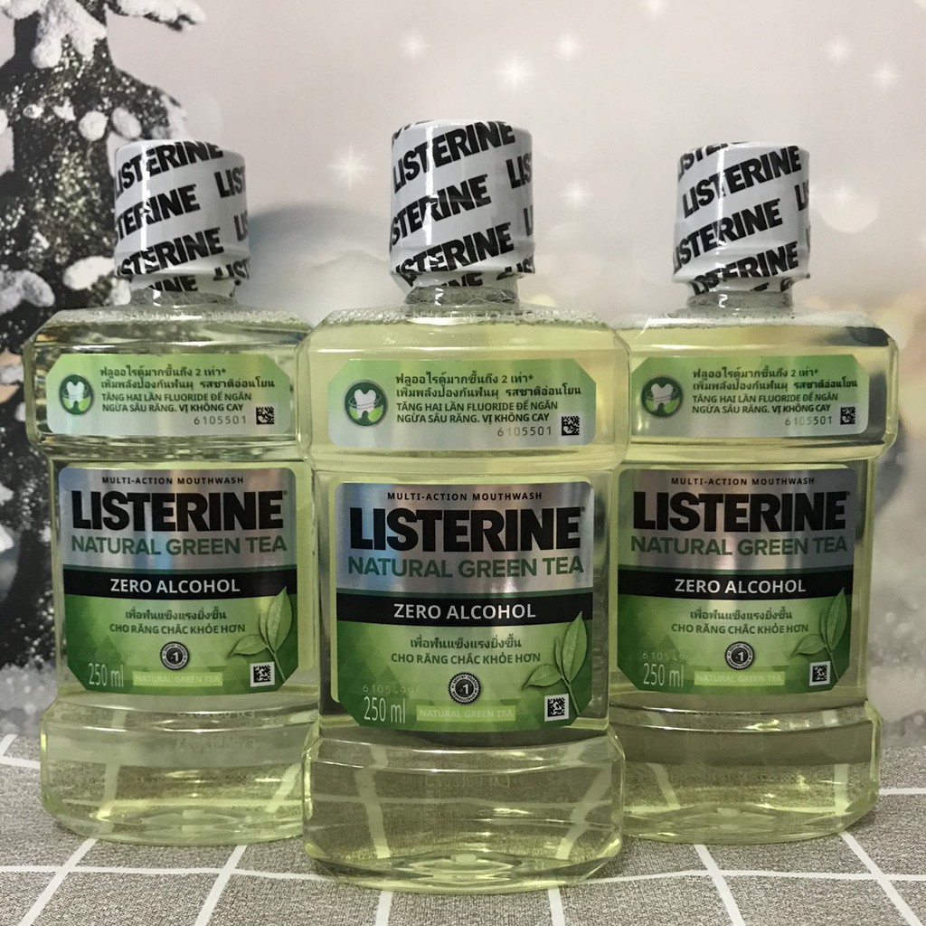NƯỚC SÚC MIỆNG LISTERIN GREEN TEA 250ml