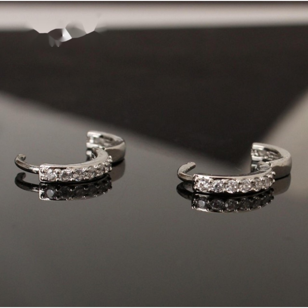 Khuyên Tai Đính Kim Cương Phong Cách Harajuku Thời Trang