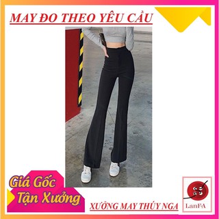 Quần ống loe 2 túi lưng cao - may đo theo yêu cầu