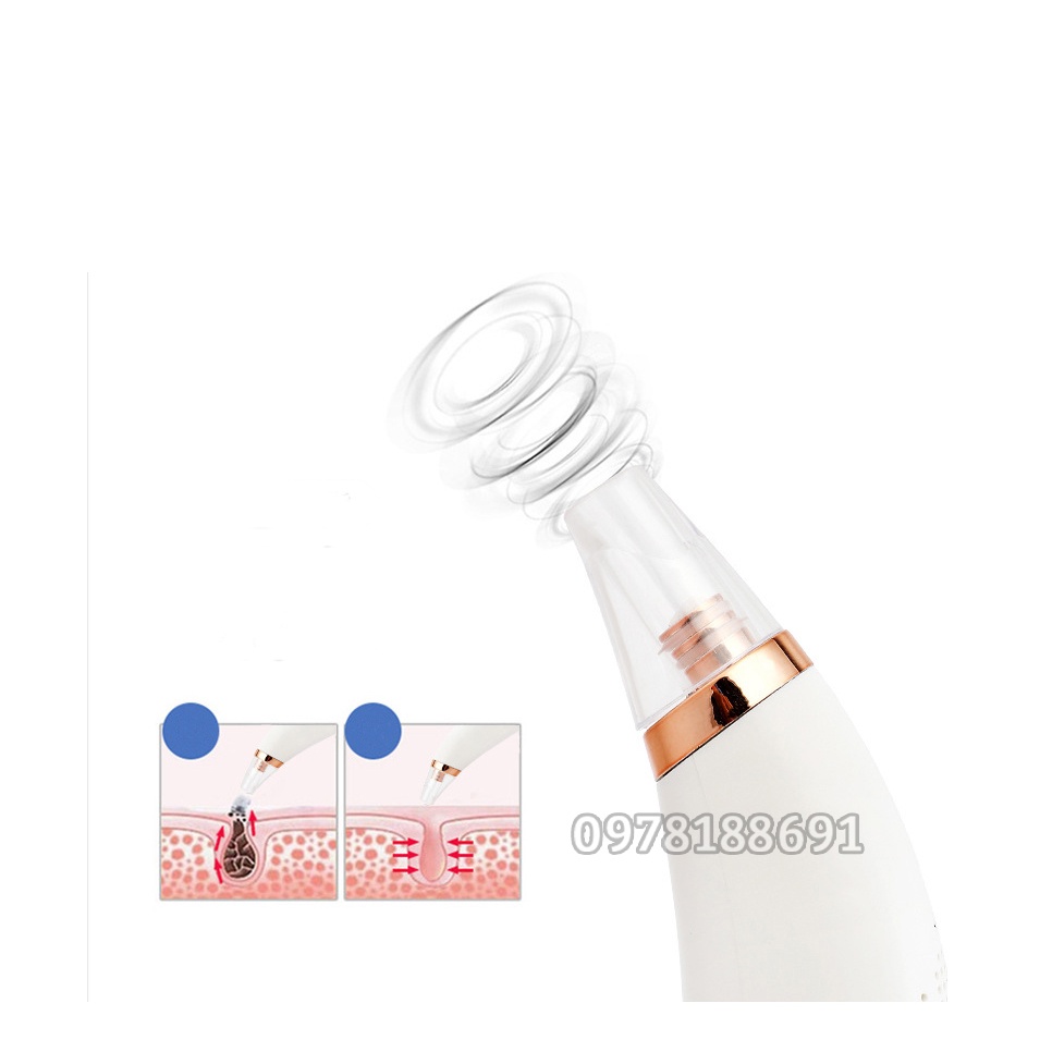Máy Hút Mụn Cầm Tay Mini – Máy Hút Mụn Đầu Đen Nhanh Chóng, Se Khít Lỗ Chân Lông
