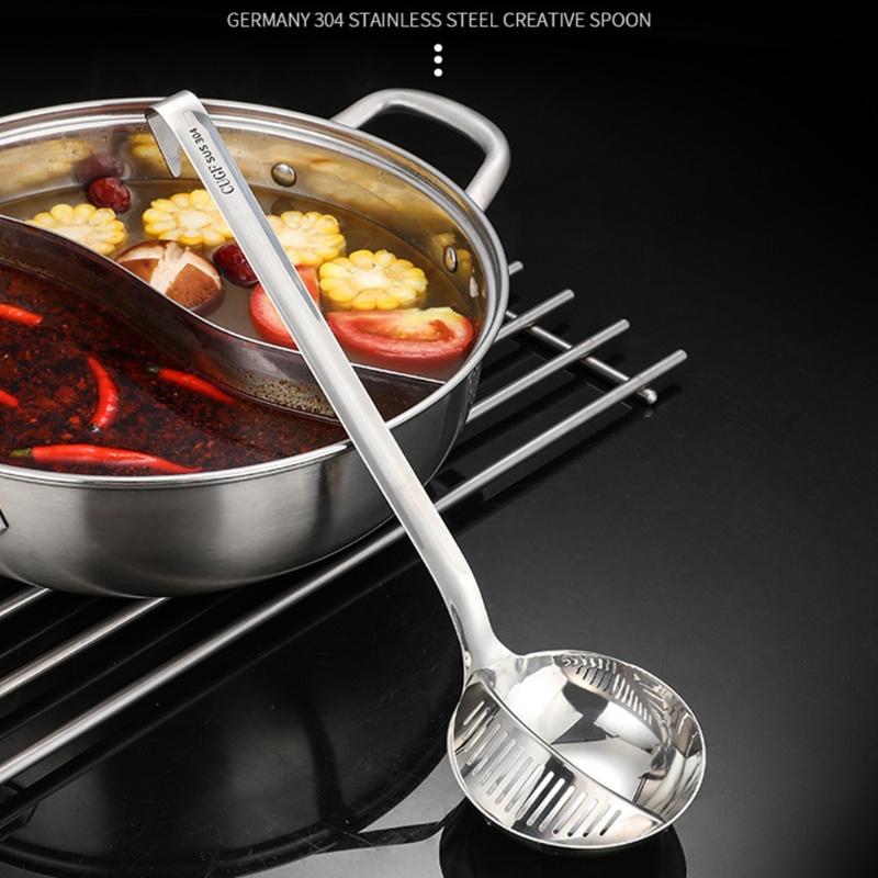 SC Oil Separator SpoonFilter Grease Spoon Colander Spoon Soup Fat Separator Filters