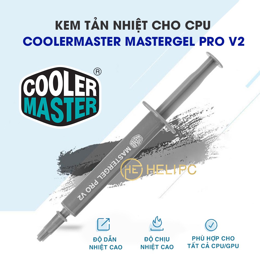 Keo tản nhiệt CPU Cooler Master MasterGel Pro V2 – Kem tản nhiệt CPU MasterGel Pro V2