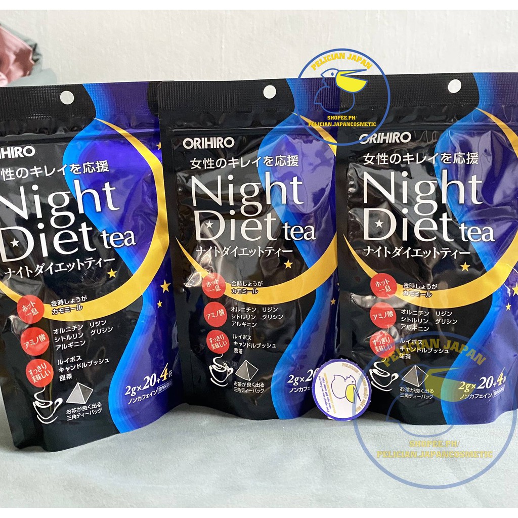 Trà giảm cân Night Diet Tea Orihiro 24 gói | BigBuy360 - bigbuy360.vn