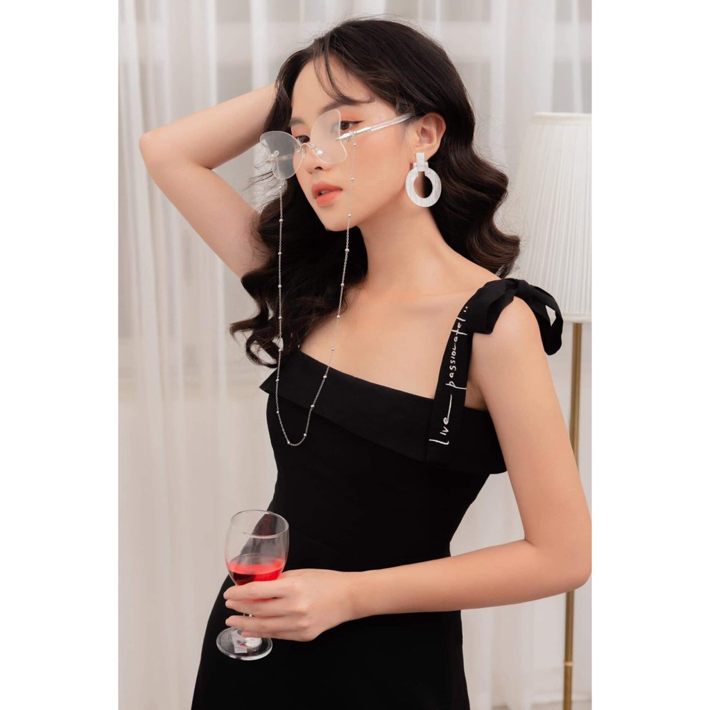 đầm maxi nữ phối thêu dây cá tính 💖FREESHIP💖 đầm nữ hottrend 2019 TM091