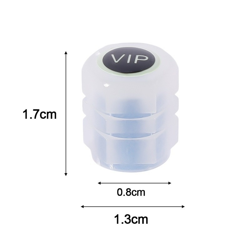 1 / 4 Nắp Van Lục Giác Phát Quang Trang Trí Bánh Xe Hơi